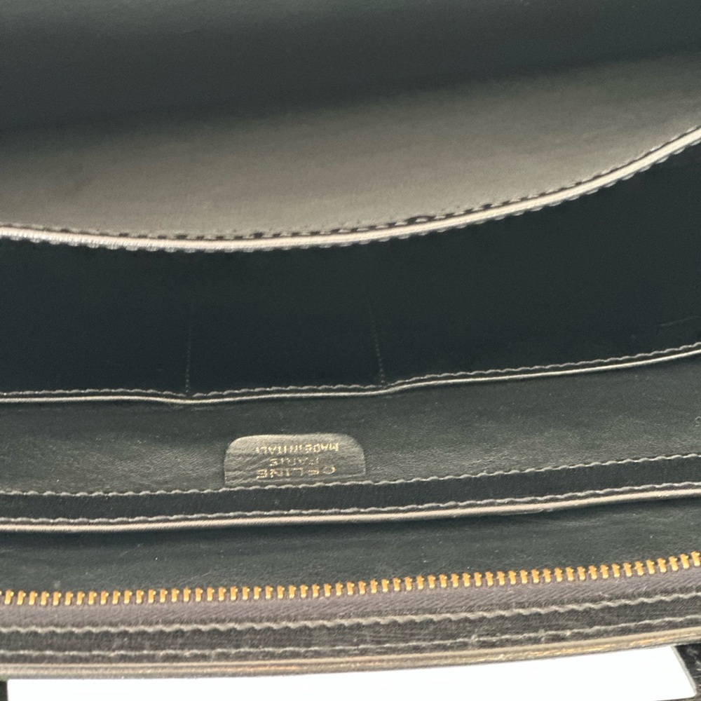 Vintage Celine Work Bag en Noire (Fits Laptop & More) - Picture 9 of 12